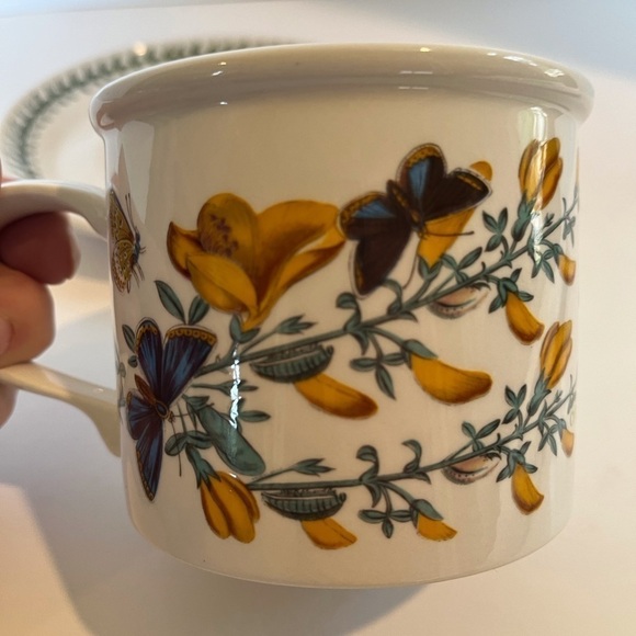 Portmeirion Botanic Gardens Large Breakfast Cup and Saucer Vintage - Picture 4 of 8